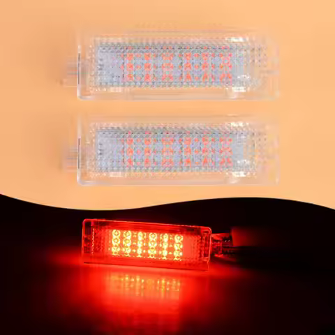 Red LED Courtesy Door Footwell Step Light Trunk Lamp fit for BMW 1 3 5 6 7 X Z Series E81 E87 E87N M