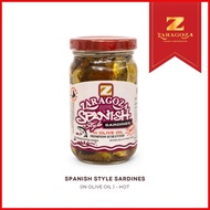 ◷ ZARAGOZA Spanish Style Sardines in Olive oil "HOT"
