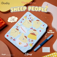 AppleSheep x Pompompurin Collection (People) เคสสำหรับไอแพด GEN 10-11 | AIR 4-7 - เคสไอแพดพร้อมเคสปา