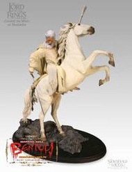(現貨供應）Sideshow BenToy  LOTR 魔戒系列 Gandalf甘道夫騎白馬全身雕像SC-9336