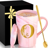 Personalized Ceramic Coffee Mug with Lid Tea Cup Women Wife Anniversary Her 1 2 3 5 6 7 8 10 14 20 2