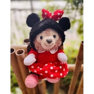 Disney Duffy and Friends Shellie Teddy Bear Wearing Minnie Mouse Clothes Can Take Off 20-25cm