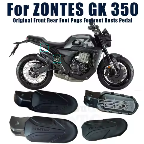 Motorcycle Mount Original Front Rear Foot Pegs Footrest Rests Pedal Left Right Footpeg For ZONTES GK
