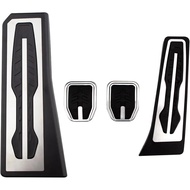 Car Pedal Cover Compatible For BMW 5 Series F10 F11 523i 528i 530i 535i 550i 2011-2017 LHD Non Slip 