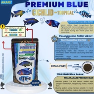 AKARI PREMIUM BLUE CICHLID 100gr Cichlid Channa Chiclid Siklid Fish food pellet feed cichlid channa 