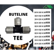 BUTELINE TEE PLUMBING AND FITTING