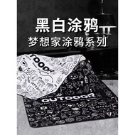 Super Thick 3X4m Thick 3x3m Ethnic Style Large Picnic Mat Moisture-Proof Mat Outdoor Camping Tent Fl