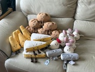 [現貨］Jellycat Sourdough/ Mozzarella/ Brie/ Pamarsean/ Goat Cheese/ Cambert