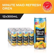 12pcs Minute Maid Refresh Tin Refresh Orange 300ml