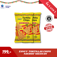 ซื้อ 1 แถม 1!! *EXP 04-05/2025*  แผ่นแป้งตอติญ่า/แผ่นแป้งข้าวโพดทอดกรอบ - Zanuy  Tortilla Chips Tort