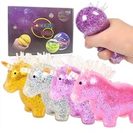 unicorn squishy fun ball release stress squeezer