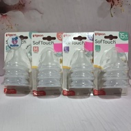 Pigeon Softouch nipple 3 pcs S - M - L - LLL