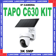 Tapo C630 KIT Solar-Powered Pan/Tilt Security Camera Kit