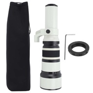[topk1] 500mm F6.3 Telephoto Lens 4 Elements in Groups Clear View Alloy Shell Camera with T2AI Conve