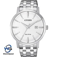 Citizen Eco Drive BM7460-88H Analog White Dial Stainless Steel Men's Watch