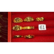 [เกบโค้ดหน้าร้าน ลดเพิ่ม 50.- ] ลายแหวนยุตามไซส  ขอลายสำรอง3วงจ้าของขวัญสุดพิเศษ แหวนทองครึ่งสลึง