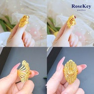 RoseKey Fashion Korean Ready Stock Jewelry Wanita Cincin Emas Korea cop 916 Women's Gold Plated Ring