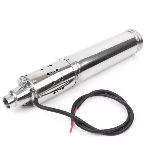 150W 370W 750W 800W Solar Power Well Pump Max Flow 2m³/Hour MPPT Function Solar Deep Well Submersibl