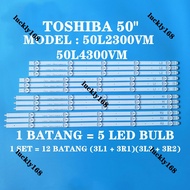 50L4300VM 50L2300VM / 50L2300 50L4300 Toshiba 50" LED TV backlight 100% New Mlb1 /   50"    100%