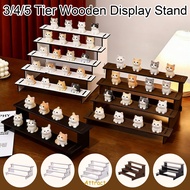 【ATT】 3/4/5 Tiers Wooden Display Stand Perfume Cosmetic Cupcake Desserts Storage Rack Figures Toys C