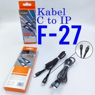 F-27 Data Cable Type-C to Lightning Data Cable Fleco Fleco F27 Type-C to Lightning Charger Cable Fle