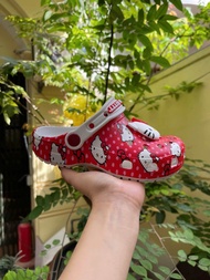 Sục crocs chính hãng trẻ em helo kitty đúc nguyên khối. C.roc.s shoes giầy dép thời trang nam nữ đi