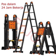 EnJO Double Sided Extra Heavy Duty Ladder Multipurpose Telescopic/Tangga Lipat