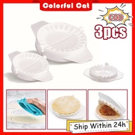 3Pcs Hand Dumpling Maker Empanada Meat Dough Press Mold Maker