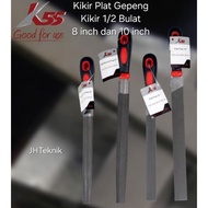 Flat Plate Hand File, 1/ 2 Round 8 inch, 10 inch K55/ Flat File 8", Flat File 10"/ Half Round File 8