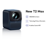 New T2 Max Projector 450 ANSI Lumens 1080P Decode 4K Projector