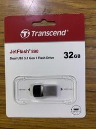 .點子電腦-北投.◎ 創見Transcend JetFlash 890 32G OTG隨身碟◎ Type-c介面380元