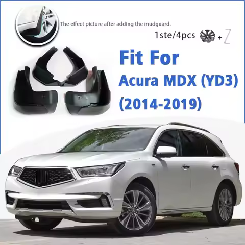 Mudguard For Acura MDX YD3 2014 2015 2016 2017 2018 2019 Front Rear 4pcs Mudflaps Mudguards Car Acce