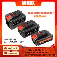 WORX Cordless Drill Battery Lithium-Ion Power Pack 10000mAh/40000mAh/68000mAh Universal Fit for Elec