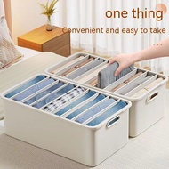 Ready Stock Buy!Simple!See-through, mildew-proof!Drawer-style Clothes Pants Storage Handy Tool Jeans Compartment Tidy-up Wardrobe Clothes Storage Box Storage Box Household Storage storage box storage bed toyogo storage drawer jewellery box  organiser box