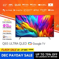 PRISM+ Q65 Ultra 4K QLED Quantum Colours Google TV (65")