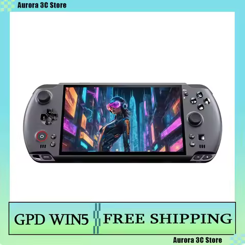 GPD win5 Handheld Game Consoles 7" 120 Hz 1080P LTPS Screen 64GB+4TB Windows 11 AMD 395 Ergonomic Ha