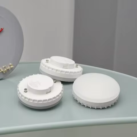 1-20pcs LED Bulb GX53 Spot light 5W-15W 220V Reflector 50W Equivalent, Disc Frosted Puck Warm White 