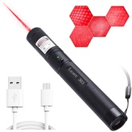 USB rechargeable green laser pen 532nm high-power 10000m 303 laser flashlight.