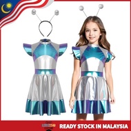Kids Futuristic AI Robot Costume – Technology Inspired Outfit for Stage & Dance Performance