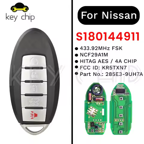 S180144911 For Nissan Murano 2021-2024 4+1 Buttons Smart Car Key 433 MHz NCF29A1M / HITAG AES / 4A C