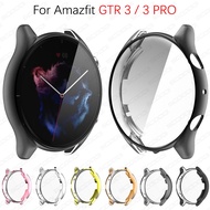 TPU Screen Protector Plating Case for Xiaomi Huami Amazfit GTR 3 / 3Pro Smart Watch Shell Full Cover