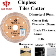 Diamond Saw Blade Disc Chipless Tiles Cutter Dry Cutting Disc for Marble Ceramic Tiles Homogeneous T