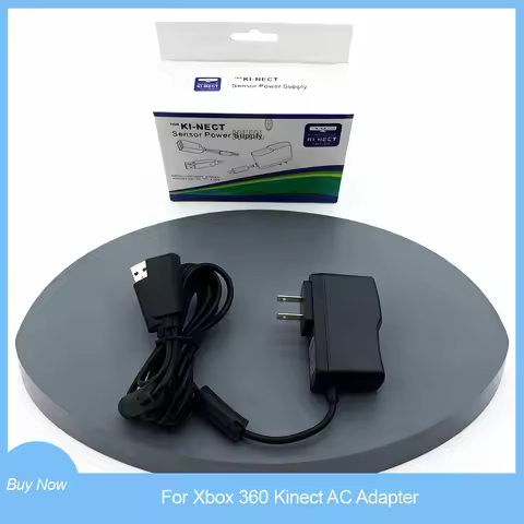 Kinect Sensor AC Adapter Charging Power Supply USB Charger Cable for Xbox 360 Kinect 100V-240V EU/US