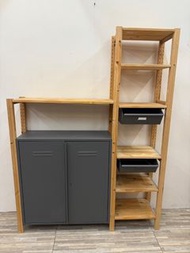 《大淡水二手精品傢俱》IKEA松木鐵櫃層架組（IVAR系列） 台北二手傢具#新北二手傢具#林口二手傢具#桃園二手傢具