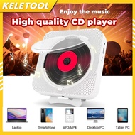 【SG in stock】 Wall-Mounted CD Player FM radio built-in high fidelity  portable MP3 MP4player with bluetooth