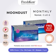 FreshKon® Moondust - Color Monthly/ Monthly Color Contact Lenses - Hazel (Normal, -1.00 to -6.00) 1 