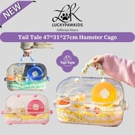 Tail Tale Hamster Crystal Cage Transparent 47*31*27cm