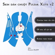 Pulsar Xlite Wireless v2 mouse Skin Doremon Dor039 model | 3M anti-slip sticker