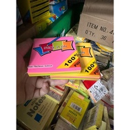 Notes and notes 3x3inch 5 luminous colors
