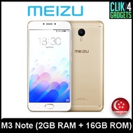 MEIZU M3 Note LTE 4G Mobile Phone 2GB RAM 16GB ROM / 12 months Local Warranty